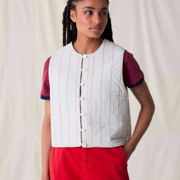 Leon & Harper Voisin Bellis Jacket Reversible Vest S - Picture 4 of 9